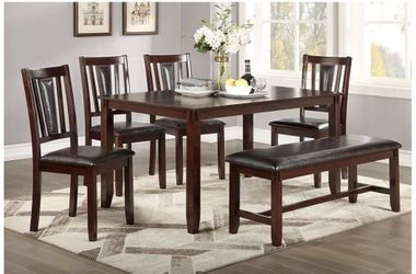 Dining table set 6 pcs