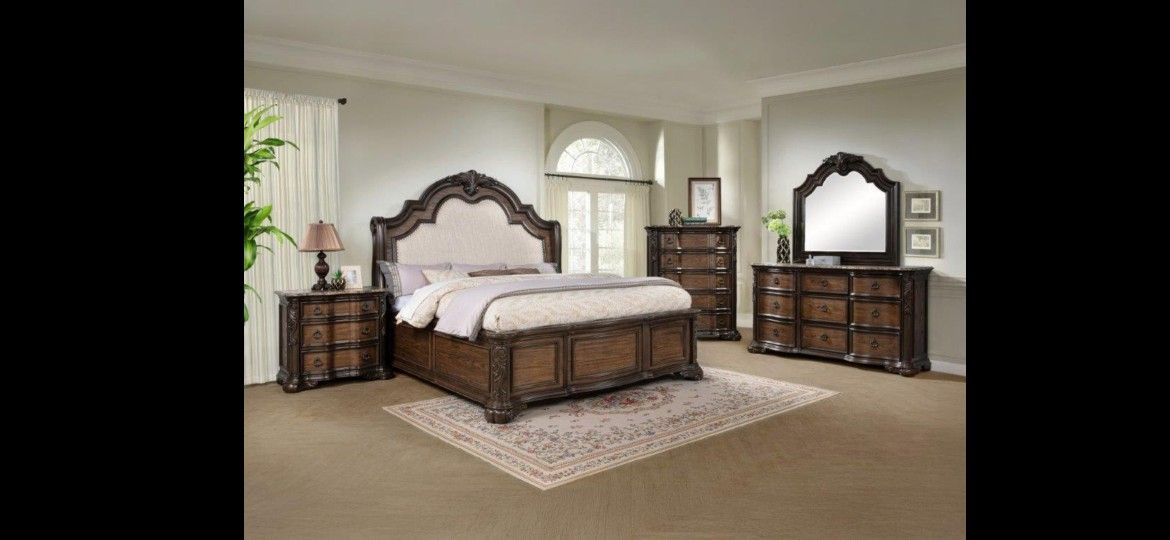 Queen Bed Dresser Mirror Night Stand