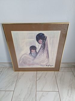 Navajo Mother And Daughter