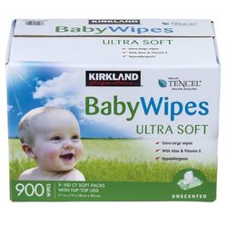 Kirkland Signature Baby Wipes Fragrance Free, 900-count