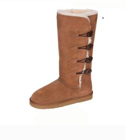 Kemi Katie Chestnut Winter Boots size 6 Or Size 7 On Black