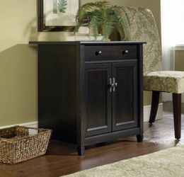 Sauder Edge Water Printer and Utility Stand, Estate Black