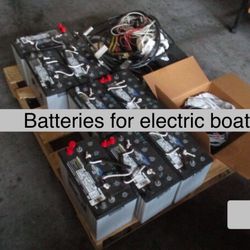 8- Batiereis  for electric boat