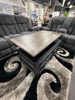 COFFEE TABLE WITH LIFT TOP