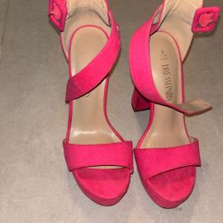 Neon Pink Heels 