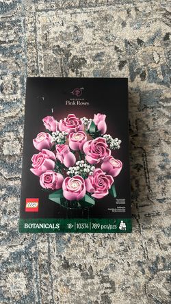 Pink Lego roses
