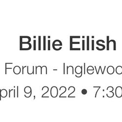 Billie Eilish Tickets 