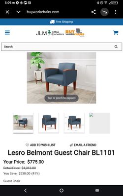 Lesro Belmont guest chairs set of 2