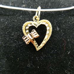 14kt Yellow Gold Heart Charm