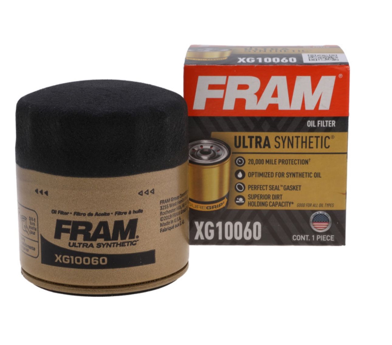 New FRAM Oil Filter ULTRA SYNTHETIC XG10060