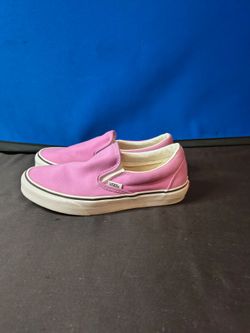 VANS Pink Original Womens Slip on Shoes(Size 7.5)