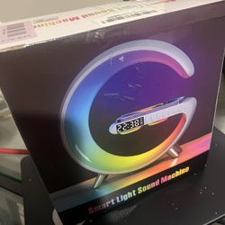 Smart Light Sound Machine Alarm Clock Wireless Charger