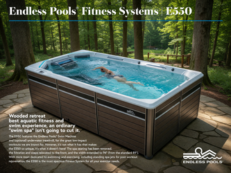 Endless Pools E550 Swim Spa in good condition