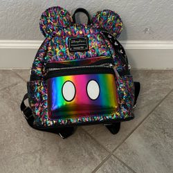 Disney Lounge Fly Rainbow Sparkle Backpack