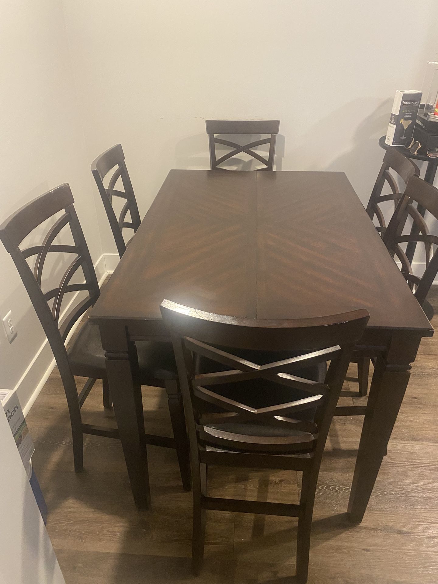Cherry Wood Kitchen Table Set
