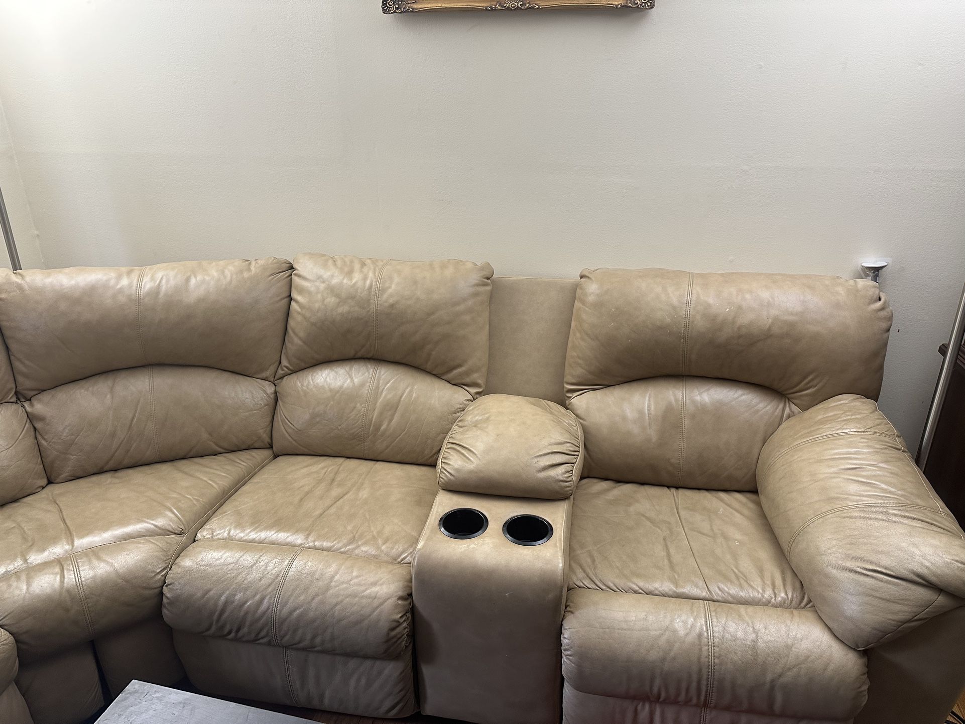 Leather Sofa 