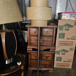 Lamp tall vintage