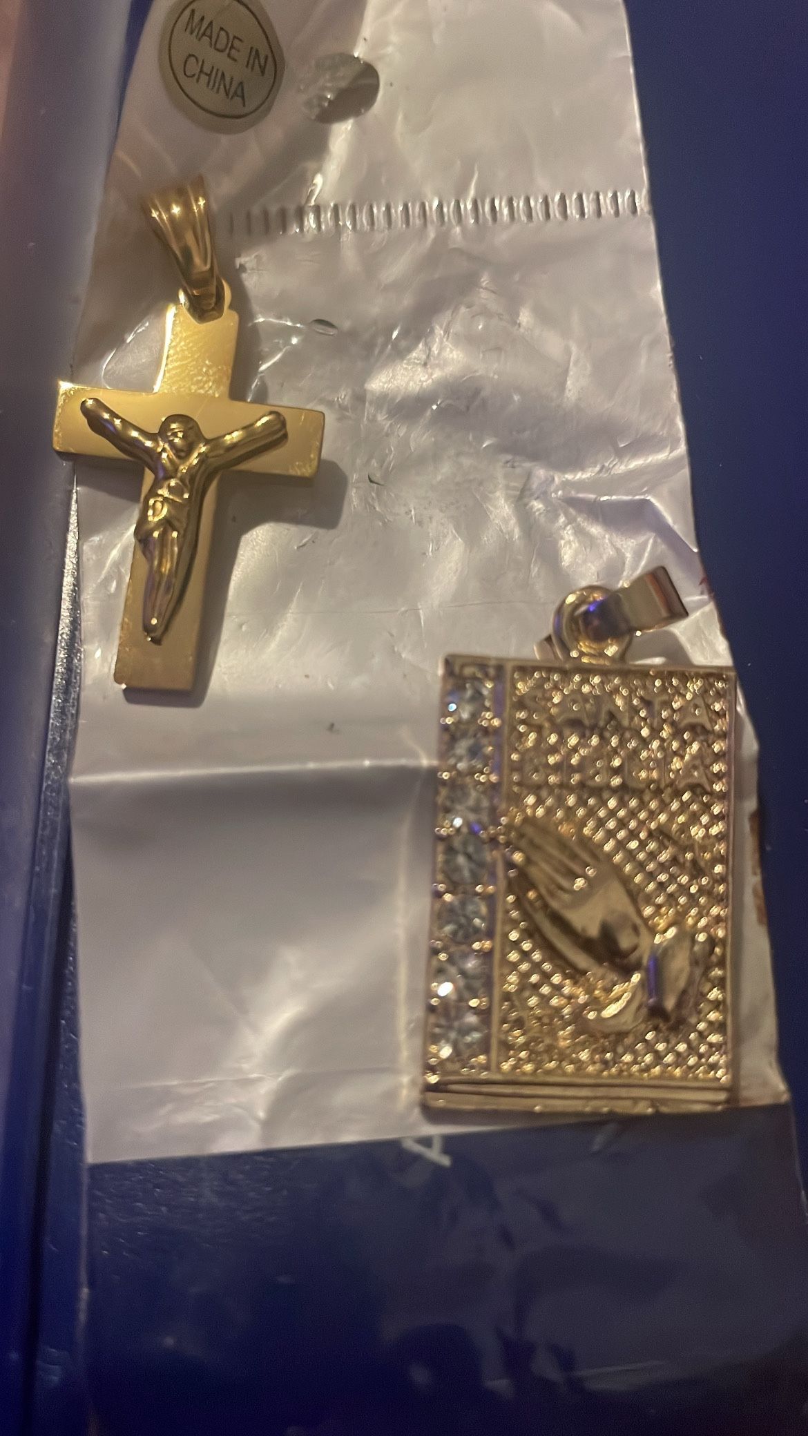 Gold cross