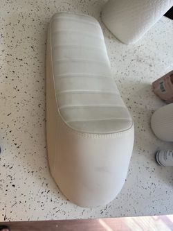 New e bike seat. White.