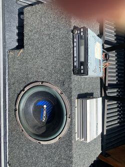 Orion sub monitor stereo amp speaker combo