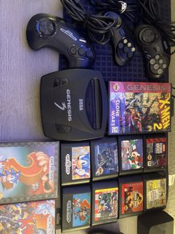 Sega Genesis 3 Console And Games ❗️❗️❗️✅✅✅
