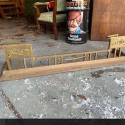 Art Nauvaue Brass Fireplace Fender
