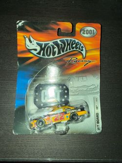 Hot Wheels Racing 2001 #22 CAT Caterpillar Pit Board Dodge 1:64 NASCAR