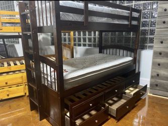 Bunk beds with Mattress