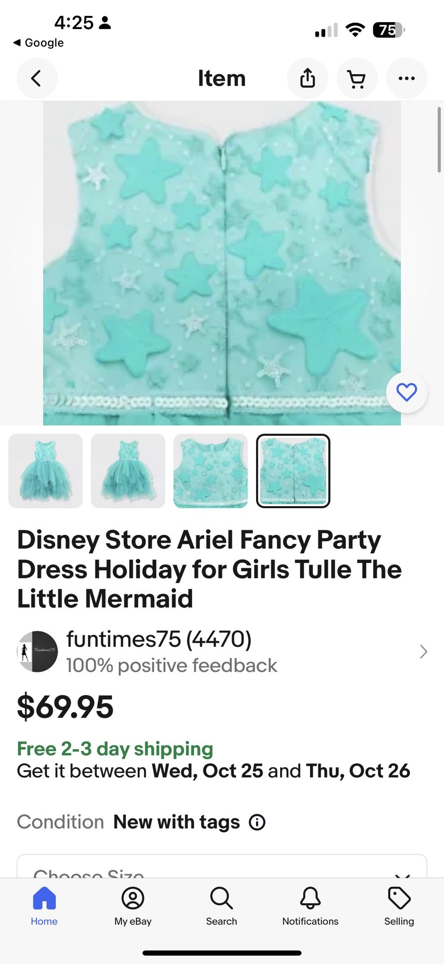 Disney Ariel Fancy Dress