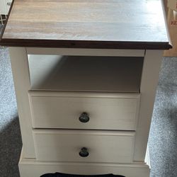 Night Stand With Charging Station 