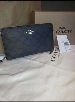 Brown/Black Coach Wallet