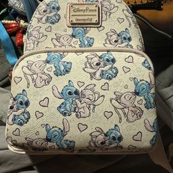 Disney Lilo & Angel Valentine Loungefly Mini Backpack