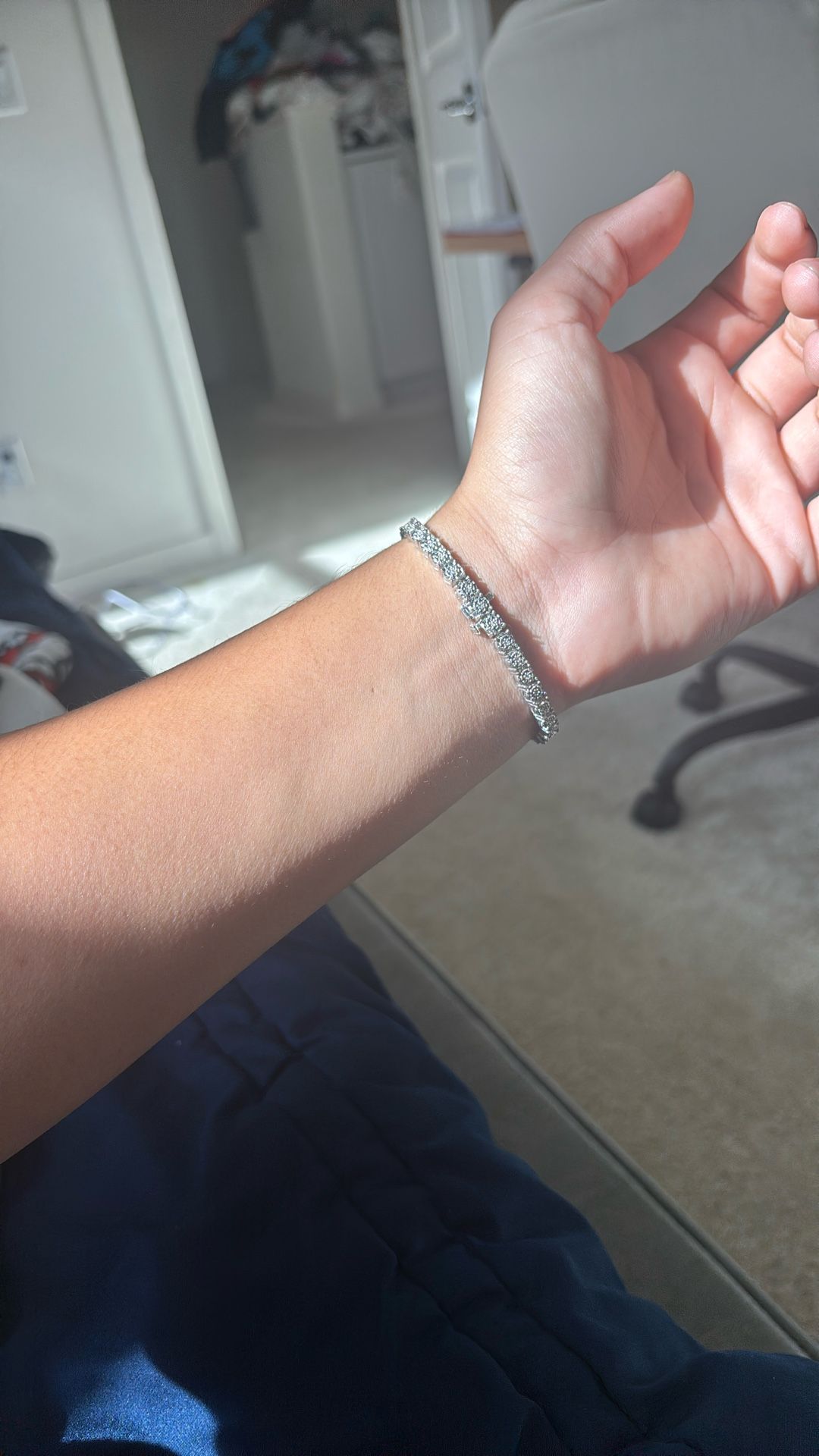 vvs1 lab diamond bracelet