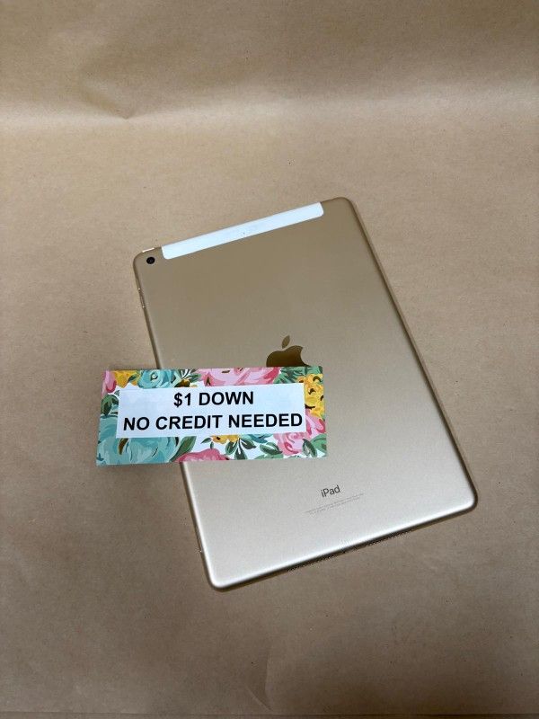 Apple IPad 5th Gen Tablet - Only $1 Today Pay The Rest Later!