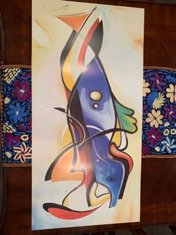 Gockel Alfred 39 1/4” x  19 5/8” hand signed lithograph $60 OBO