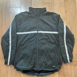 Nike Vintage Olive Green Wind Breaker
