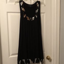 Express Black Night Out Dress Sequin Size M