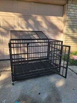 Large Heavy Duty Metal Dog Crate