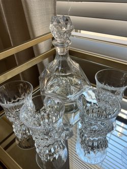 Whiskey Glasses Plus Decanter
