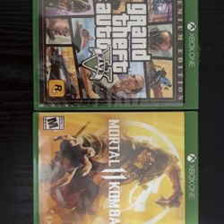 Xbox One GTA 5 & Mortal Kombat 11