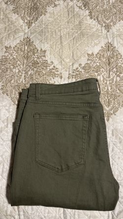 Olive Green Jeans