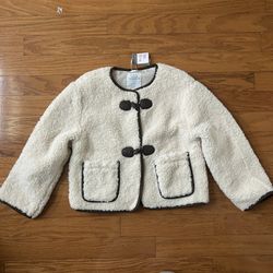 NWT Primark girls Sherpa fleece jacket size 11/12 yrs 
