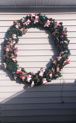 Light up wreath