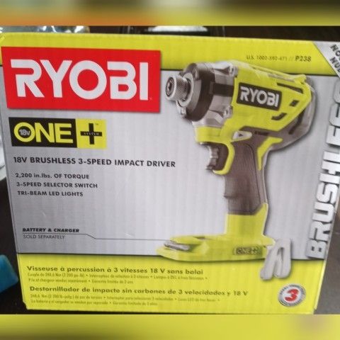 RYOBI 18v Brushless Impact Drill