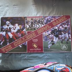 Vintage VCR College Bowl Game