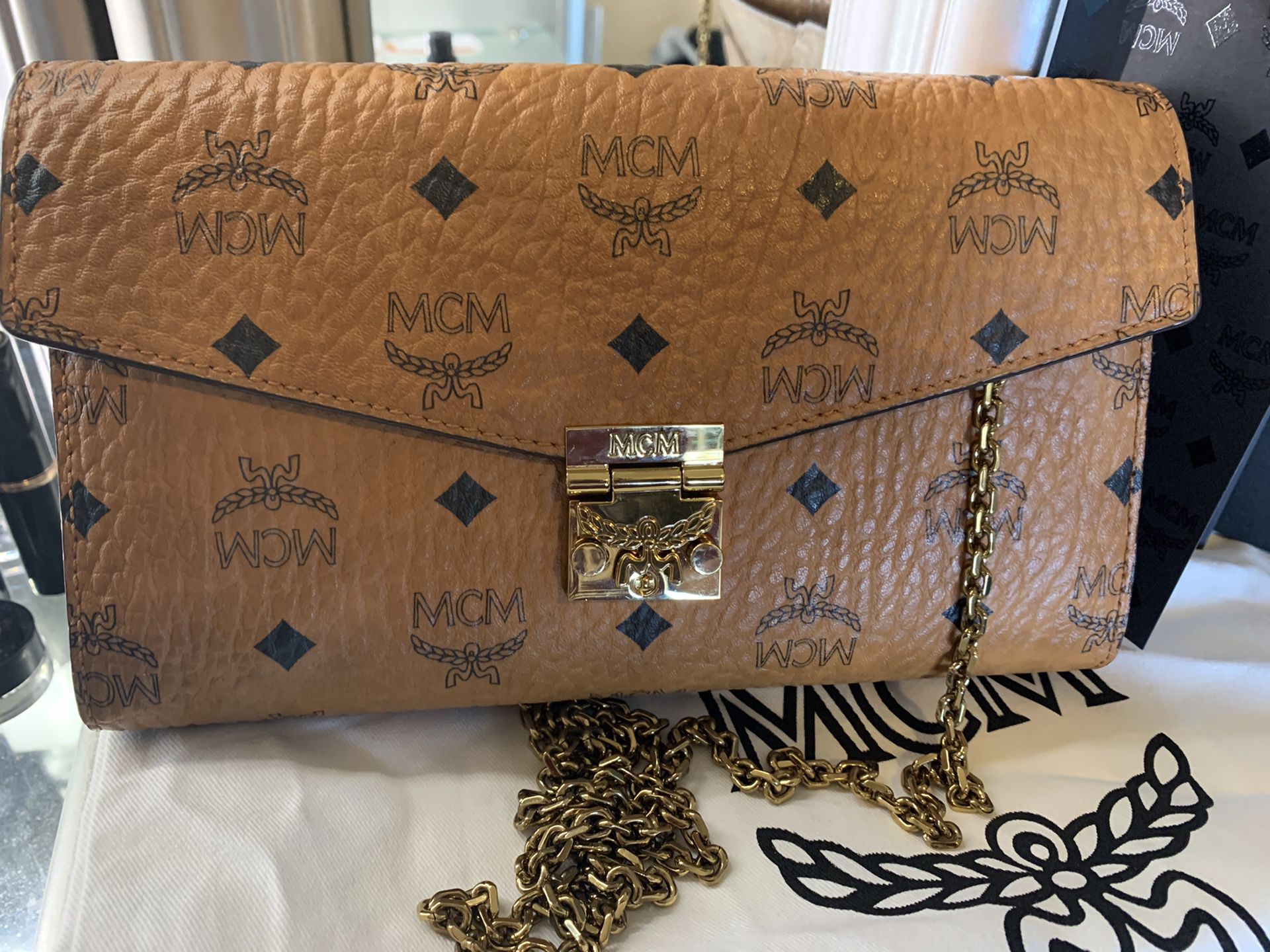 MCM crossbody purse
