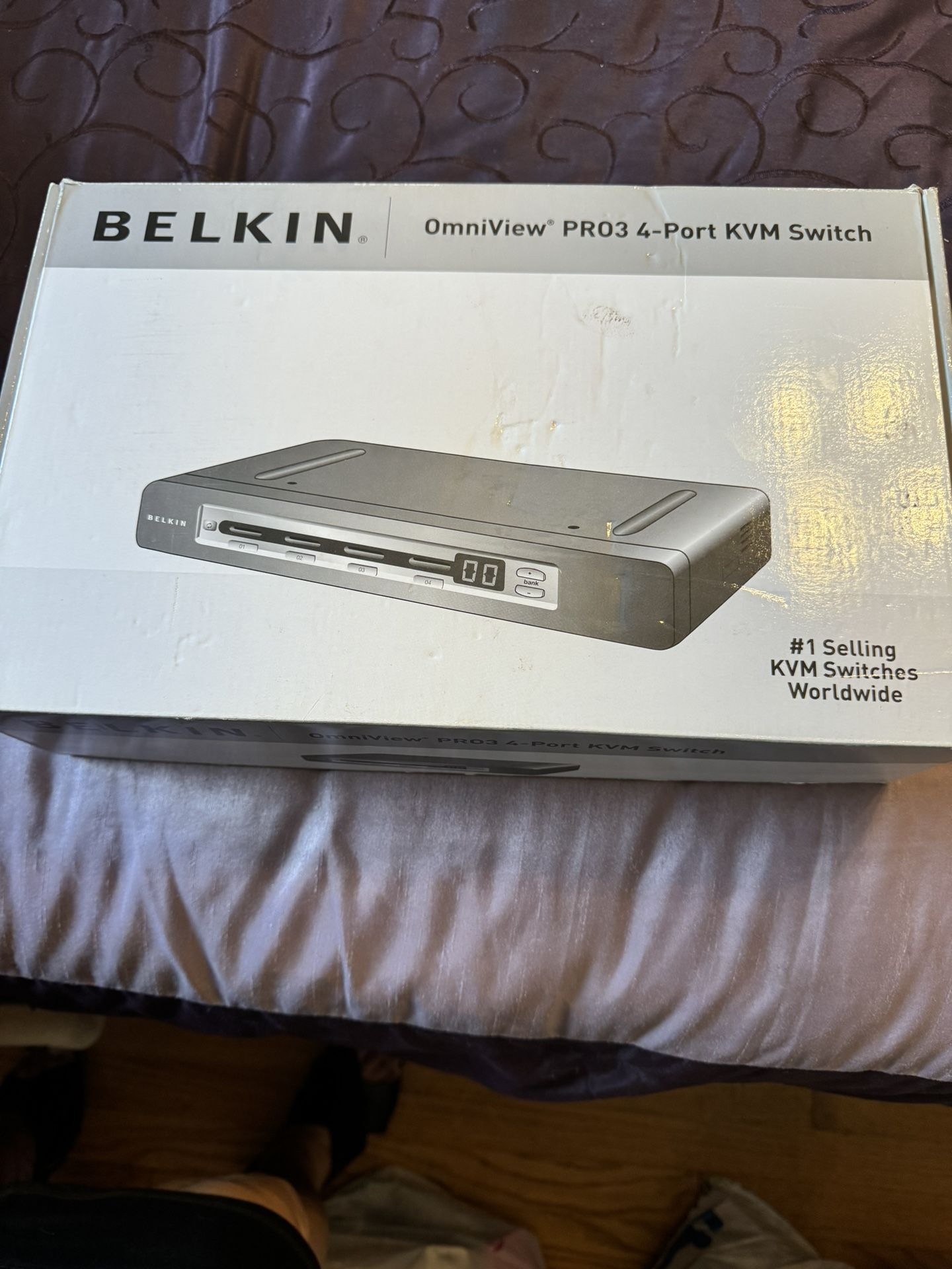Belkin OmniView PRO 3 4 Port KVM Switch
