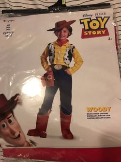Woody Costume Size XS 3T-4T