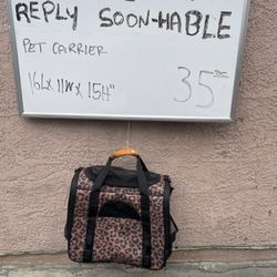 Pet Carrier Bag