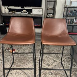 New Bar Stools Set Of 2 (26 In)